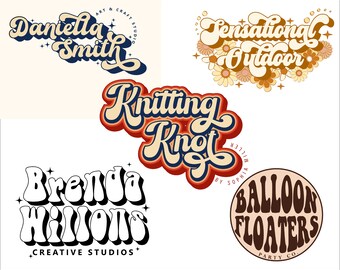 Custom Business Logo Design Professional Bold Bubbly Styles (ai, eps, jpg, png, psd, pdf)
