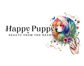 Custom Hand Drawn Logo Design for Business, Photography Branding (ai, eps, svg, pdf, jpg, png)