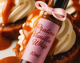 Pralin Vanilj Parfymolja | Krämig Karamell & Nötig Vaniljdoft | Söt Dessert Gourmand Doft | Långvarig Roll-on Parfym |