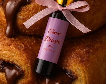 Choco Delight-parfumolie • Chocoladegeur • Decadente gastronomische parfum • Zoete rollerbalgeur • Cadeau voor haar