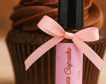 Schokoladen Cupcake Parfümöl – Roller 10ml | Süßer Gourmand Dessert Duft | Handgemacht Vegan & Tierversuchsfrei