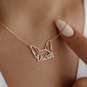 Dog ear best sale necklace