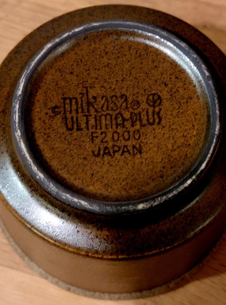 Vintage 1970s MIKASA Stoneware Mug Etsy