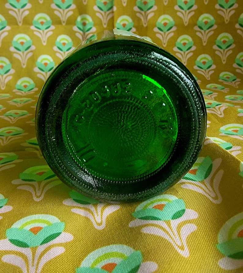 RARE VINTAGE 1970s Green 7up Glass Bottle Return for Deposit Etsy