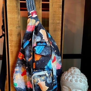 Rare Galaxy Popsicle Rope Sling Bag by KAVU Etsy
