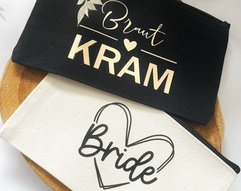 Trauzeugin | Kosmetiktasche | Geschenk | Hochzeit | Braut | individuell personalisiert | JGA | Kulturbeutel | Brautjungfern | Geburtstag |