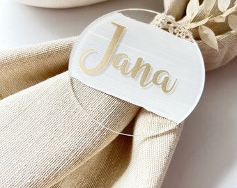 place sign | place card | acrylic glass | Table Names | wedding | individually personalized | table decoration | Guests | guest name | Birthday