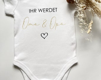 Baby bodysuit | Newborn | Do you want | godfather | Godmother | birth | Gift | Announce pregnancy | Bodysuit |personalized |GrandpaGrandma