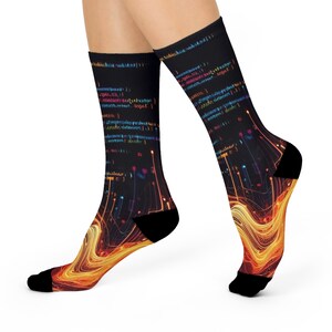 Sokken met Javascript-demping en ronde hals afbeelding 2