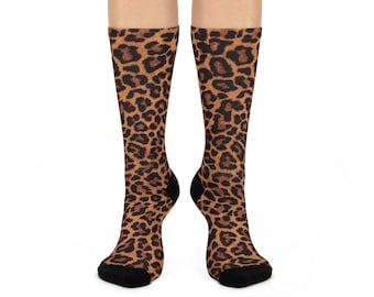 Socken mit Leopardenmuster: gepolsterter Komfort