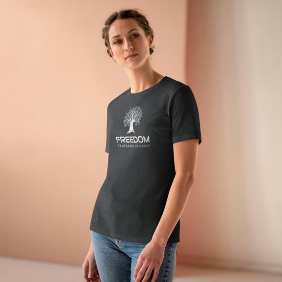 Women's Cut | Freedom Crusaders T-Shirt| 100% Airlume Combed and Ringspun Cotton