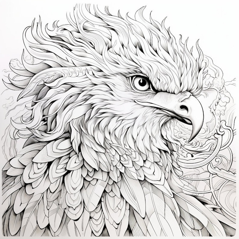 Intricate Adult Coloring Pages - Etsy