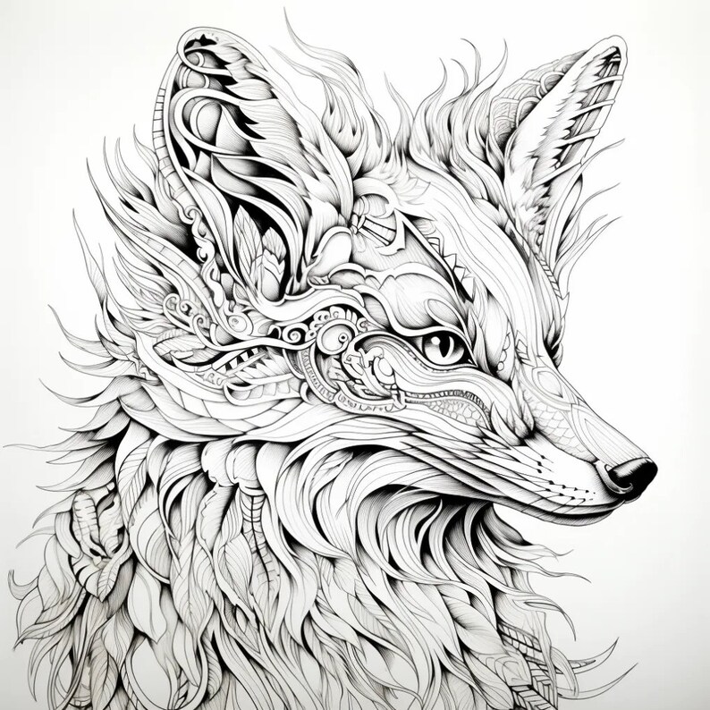 10 Intricate Animal Coloring Pages to Unleash Your Inner Artist