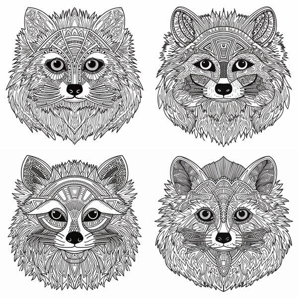 Trash Panda Coloring - Etsy