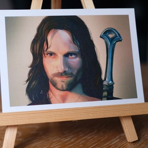 Aragorn Digital Painting 7&quot; x 5&quot; Art Print