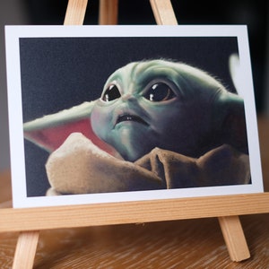 Grogu Digital Painting 7" x 5" Art Print