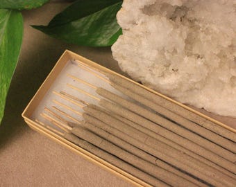 Vetiver & Cedar ~ Handmade Incense Sticks | Real Woods and Flowers | No Artificial Fragrances | Woman Owned | Made in USA