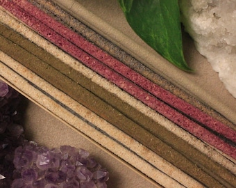 Incense Stick Variety Pack ~ Handmade Incense Sticks | Real Woods and Flowers | No Artificial Fragrances | Woman Owned | Made in USA