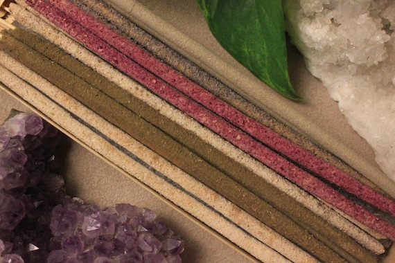 Incense Stick Variety Pack ~ Handmade Incense Sticks | Real Woods and Flowers | No Artificial Fragrances | Woman Owned | Made in USA