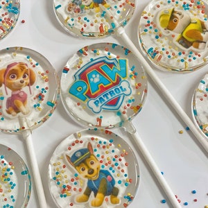 Paw Patrol Lutscher handgemachte zuckerfreie harte Bonbons Bild 3