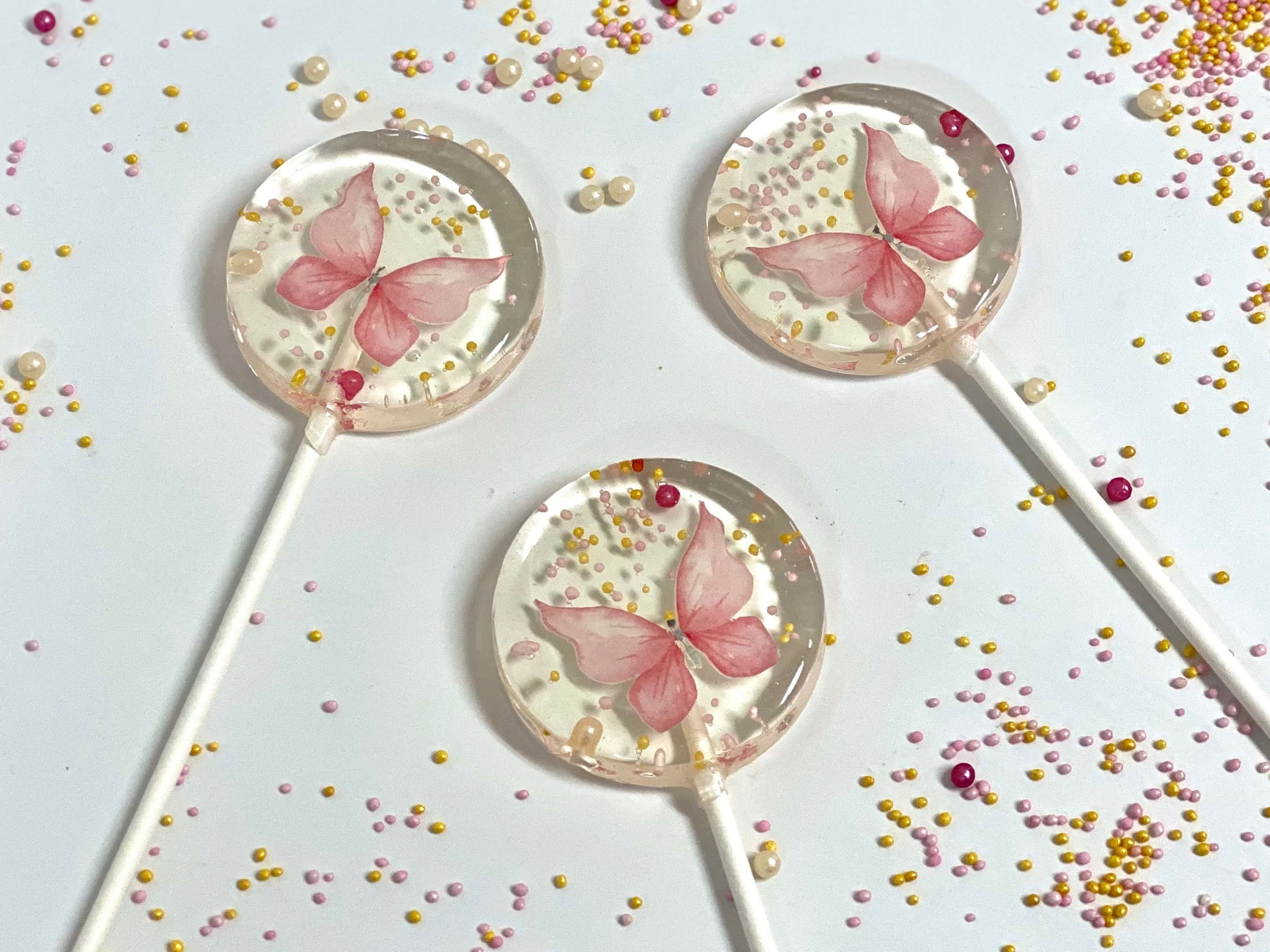 Ice Pop Candy Marzipan Lollipops With Real Mini Popsicle Sticks A