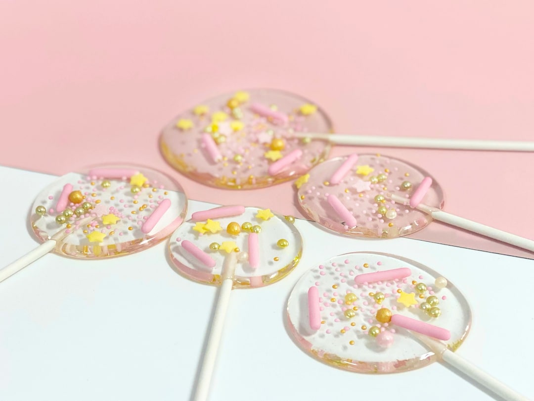Fließende Rosa Streusel Zylinder-Abdeckung – Für Donut-Party, Babyparty, Geburtstag, 36 Cm Durchmesser, 75 Cm Hoch
