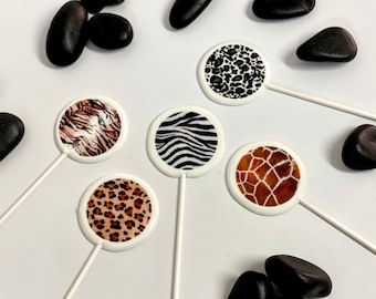 Lecca lecca animalier fatti a mano senza zucchero