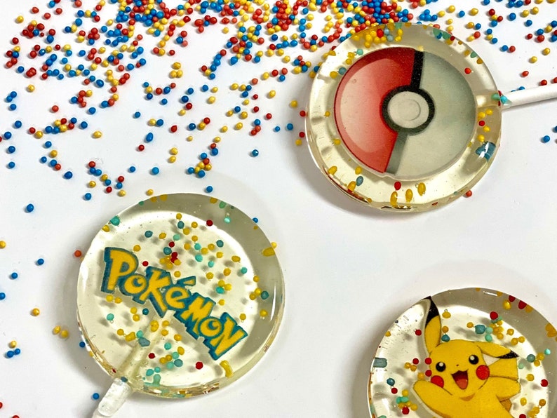 Pokémon lollipops handmade sugar-free hard candy image 5