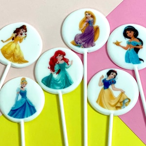 Disney princess lollipops handmade sugar-free