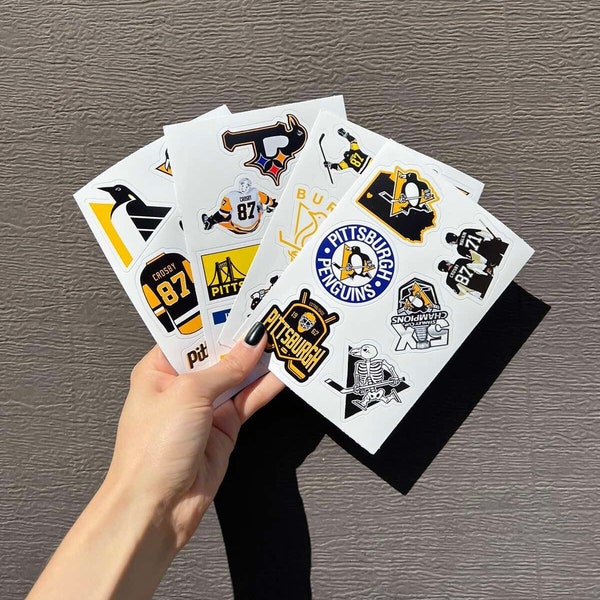 45 pcs Pittsburgh Penguins Sticker Pack