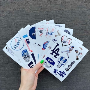 50 pcs Los Angeles Dodgers Sticker Pack