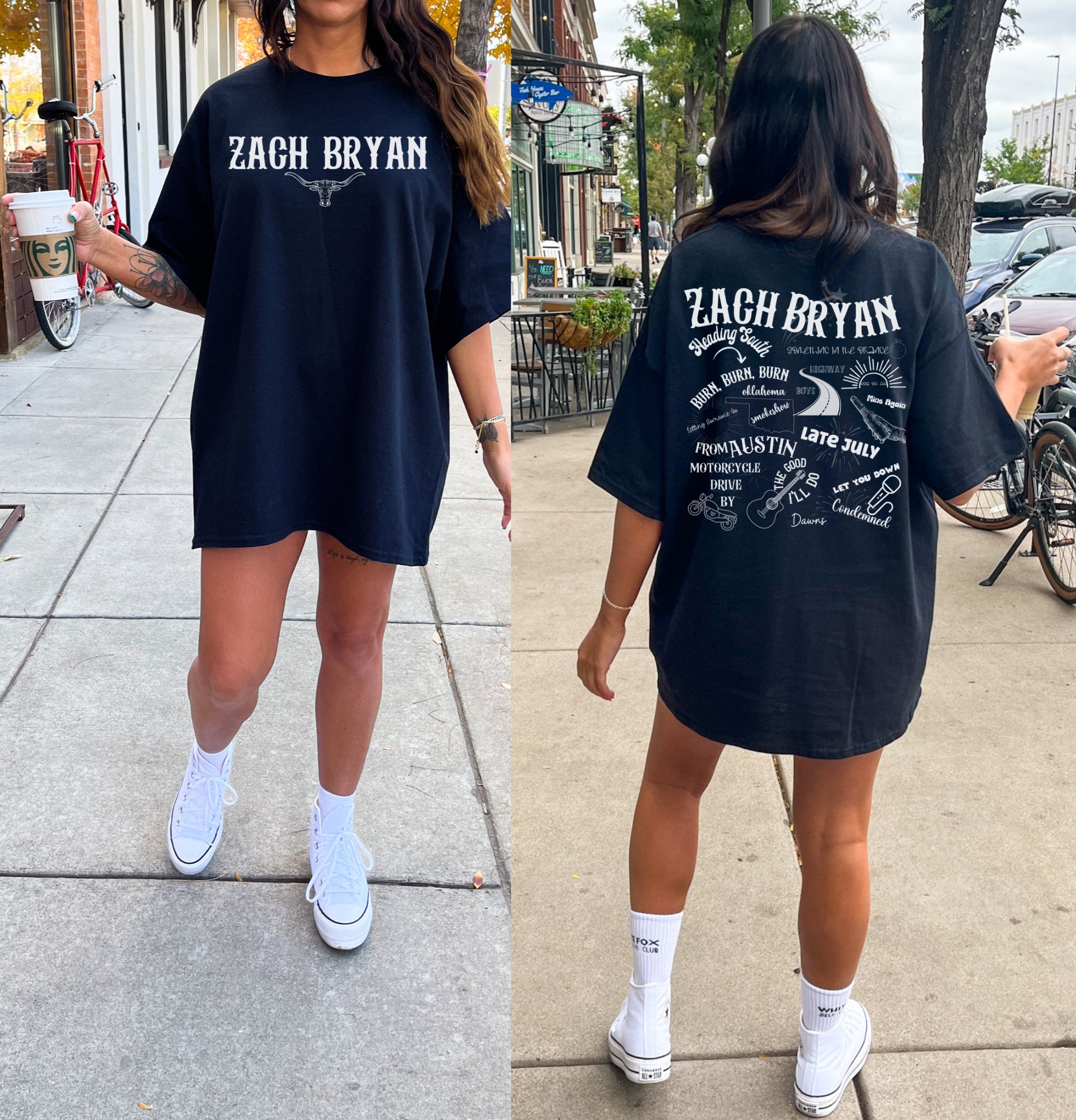 Country Western Concert Zach Bryan Music Tour Merch T Shirt