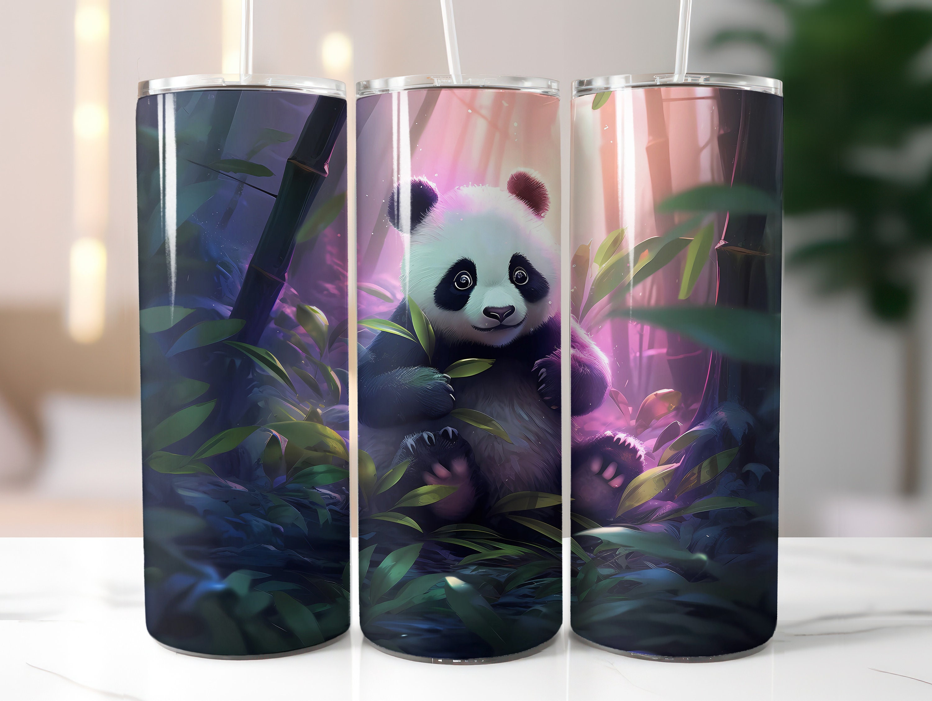 Athenstics Advice From A Panda Tumbler With Lid 20oz Jewelry Style Flower  Cute Animal Coffee Mug Novelty Panda Bear Gifts For Women Inspiration  Stainless Steel Insulated Cup For Girls 