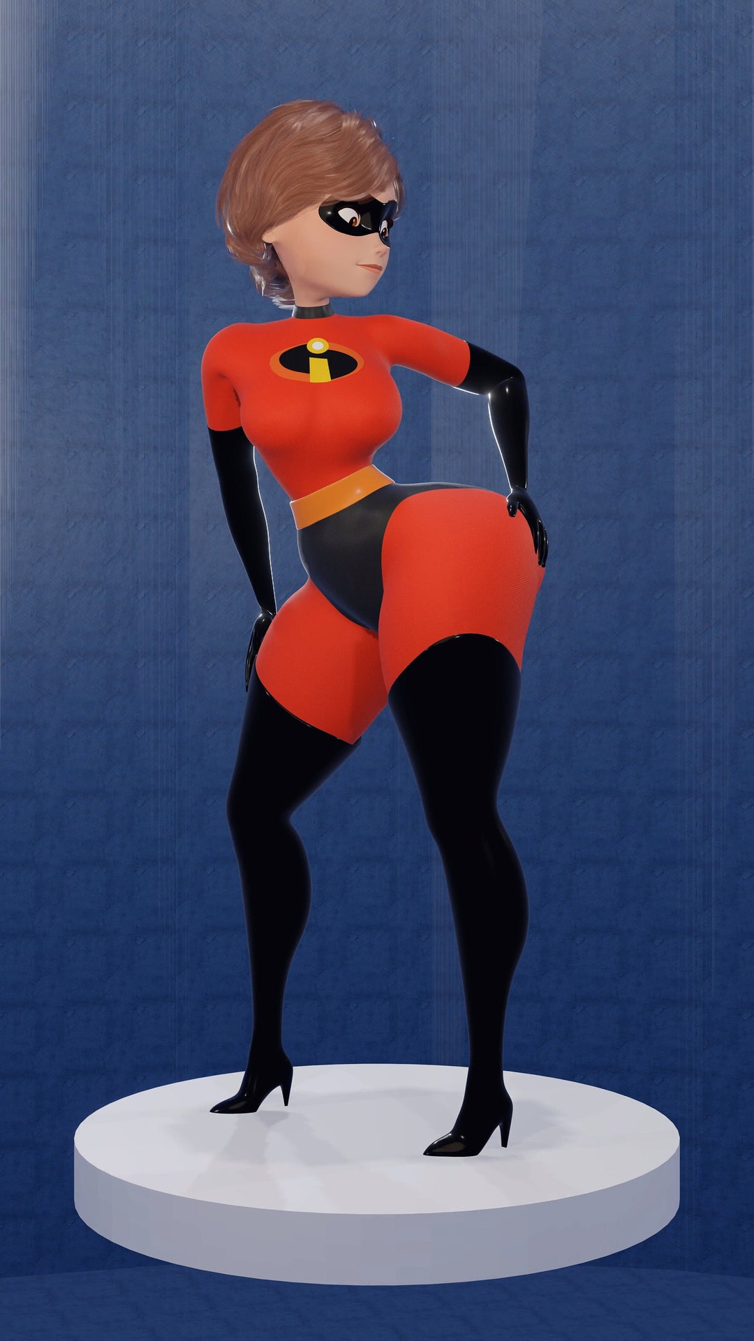 ELASTIGIRL Helen Parr 3D Printed Figurine Unpainted Etsy Norway