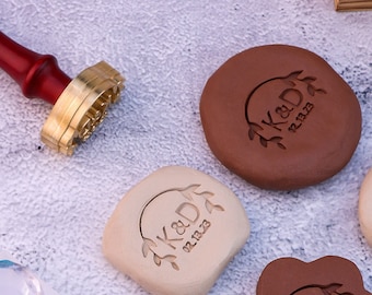 Personalized Clay Signature, Custom Brass Ceramics Stamp, Gift for Pottery Makers