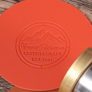 Custom Leather Stamp: Personalized Logo Branding Iron, Leather Embossing Tool