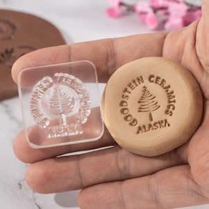 Tonstempel für Keramik, Benutzerdefinierte Keramikstempel für Ton, personalisierter Tonstempel, benutzerdefinierte Keramikstempel, Keramikwerkzeuge
