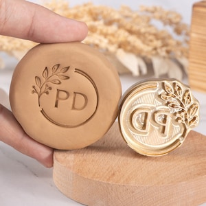 Timbro personalizzato in argilla | Timbro per ceramica | Timbro per ceramica per argilla | Marchio del produttore di ceramiche