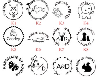Custom Pet Stamp: Personalized Animal Pottery, Clay, and Soap Stamp