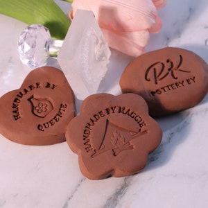 Custom Pottery Stamp, Acrylic Stamp For Soap,  Custom Ceramics Stamp, Polymer Clay Stamp, Stamp For Clay, Mother&#39;s day Gifts