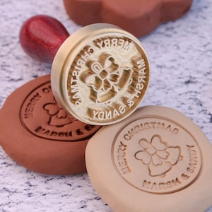 Sello de cerámica con logotipo, sello de cerámica personalizado, sello de latón para cerámica, sello de cerámica con iniciales, sello de arcilla con letras personalizadas, regalo para ella