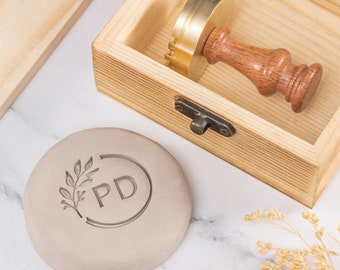 Custom Pottery Stamp: Personalized Clay Signature Tool