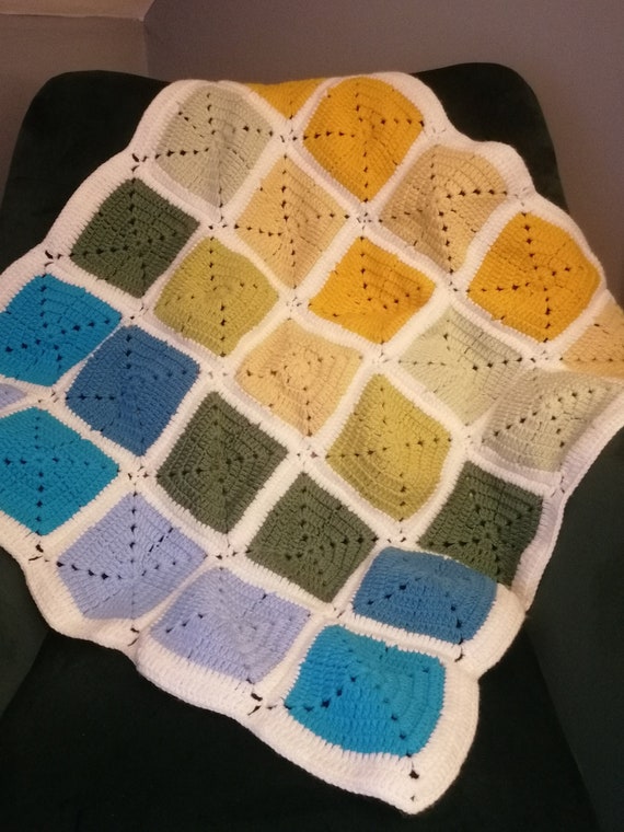 Handmade crochet baby blanket for sale sales