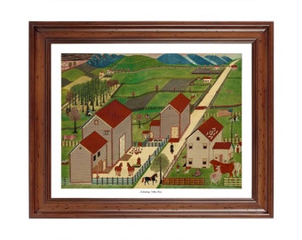 Mahantango Valley Farm, Late 19th Century Painting; 24x36 Inch