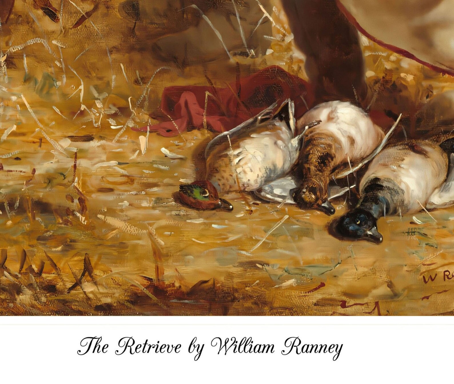 The Retrieve by William Ranney; 18x24