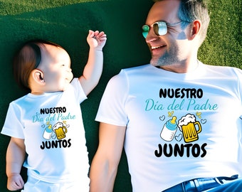 Father and Baby Shirt, Our Father's Day Together, New Dad Shirt, New Father's Day Gift, Shirt for Dad and Son
