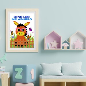 Pack 5 digital posters. Awaken Your Imagination: Immerse yourself in the World of Reading, encourage your little ones to read. Reading is knowing.
