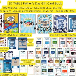 druckbares Vatertagsgeschenk, Geschenkkarte Buchvorlage, einzigartiges Papa Geschenk, Bestseller Vatertagsgeschenk, Geschenk für Papa, Last-Minute-Geschenk, bearbeitbar