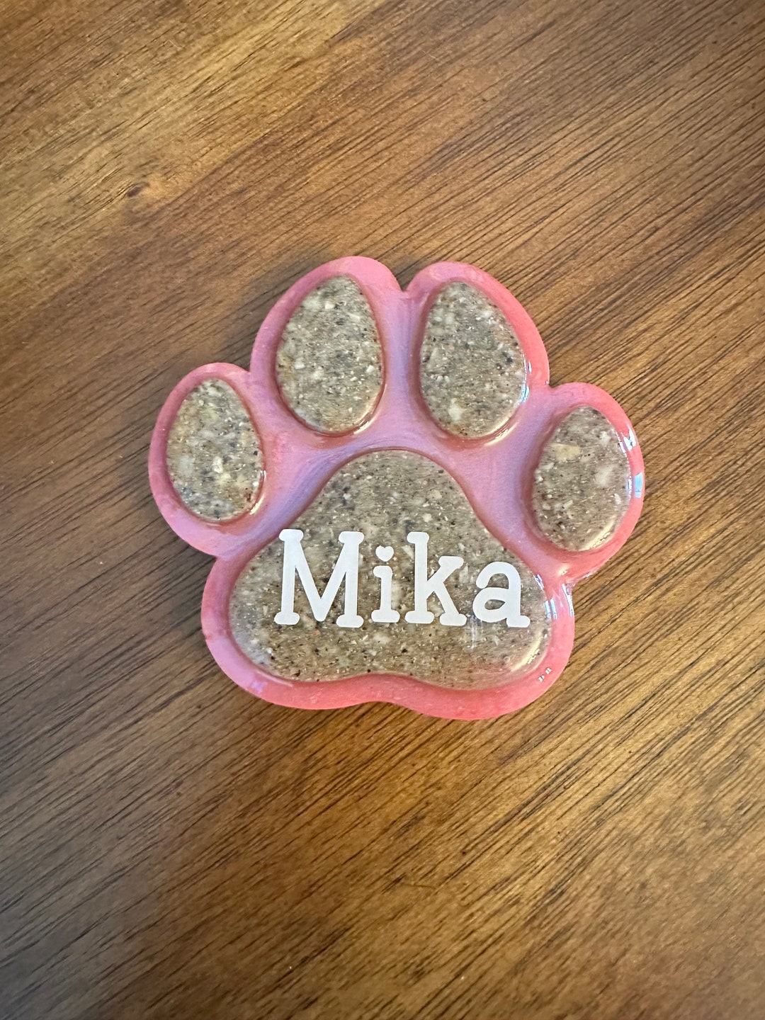 Paw Print Pet Memorial Ashes Dog Ashes Keepsake Cat Ashes Etsy