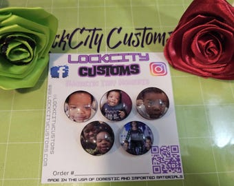 Mini Moments - Glass Photo Magnets| Magnetic Pictures| Giftable Small Photo Magnets